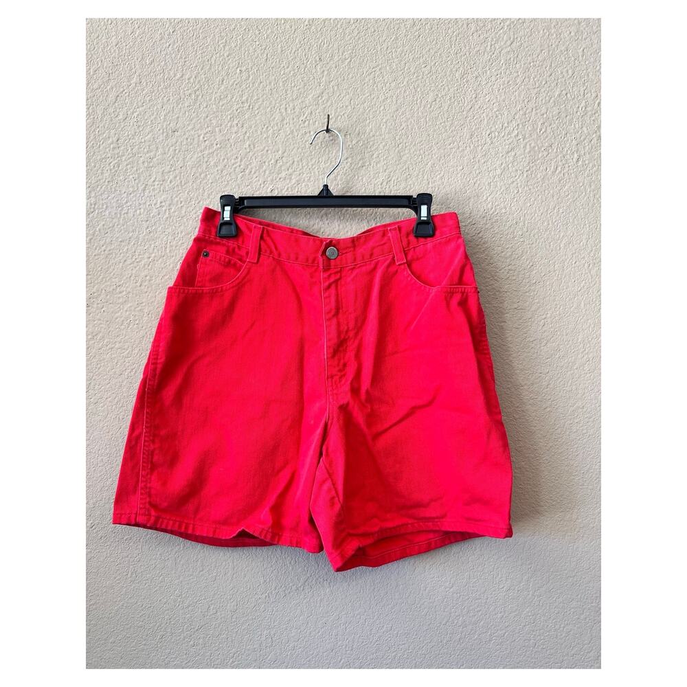 vintage 80s Gitano red denim shorts size 12